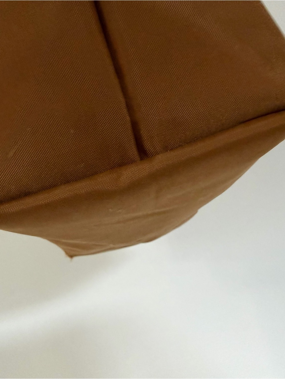 Vintage Longchamp Le Pliage Tote Bag in Brown/Camel Medium Long Strap - Picture 7 of 8
